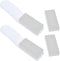 Cosmos Pack of 2 White Toilet Seat Pad Cover Lifter Lift Handle