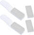 Cosmos Pack of 2 White Toilet Seat Pad Cover Lifter Lift Handle
