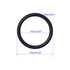 50 PCS Nitrile Rubber O Ring, 16mm OD 14mm ID 1mm Width, Metric Buna-N NBR Sealing Gasket for Plumbing Repair
