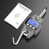 300kg / 660lb Portable Digital Crane Scale with Hooks, High Accuracy Game Scale for Farm Hunting Fishing (Black)