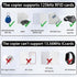 FIYYIA 125khz 5 T5577 5 Handheld RFID Reader Writer,AWID and HID Copier with Keyfobs & White Cards
