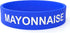 Silicone Bottle Labels - Assorted Styles for Kitchen and Restaurant Use. (Mayonnaise)