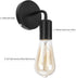 E27 Bulb Zerodis Vintage Industrial Wall Sconce, Iron Retro Wall Light Fixture with Socket, Mounted Lamp for Bedroom