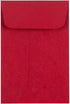 LUXPaper #4 Coin Envelopes | Peel & Press | 3'' x 4 1/2'' | Ruby Red | 250 Qty