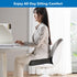 Tailbone Mount-It! Office Seat Cushion, Premium Comfort Chair Lumbar Support, Memory Foam, Gel Filling, Ergonomic