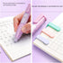 FANBODTA 4 Cute Pencil Creative Stationery Retractable Rubber Stick Erasers for Kids, Creative Cartoon Pattern Cute