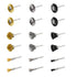 18Pcs Wire Brushes Set, Steel Wire Wheels Pen Brushes Kit for Rotary Tool, 1/8"(3mm) Shank