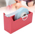 Eyelash Tape Dispenser, Portable Desktop Cutter for Home Salon Eyelash Extensions Supplies (Red)
