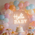 Hello Baby Neon Signs Led Gender Reveal Party Welcome Decorations Neon Letters Signs Pregnancy Announcement Party