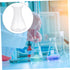 18 Pcs Clear Plastic Erlenmeyer Flasks, 50ml Science Beakers for Kids Experiment, Plastic Bottles, Strainer Triangle