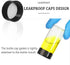 JIUWU 10pcs 5ml 1/6 Oz Scaled Clear Glass Vials, Sample Transparent Liquid Bottles with Screw Cap