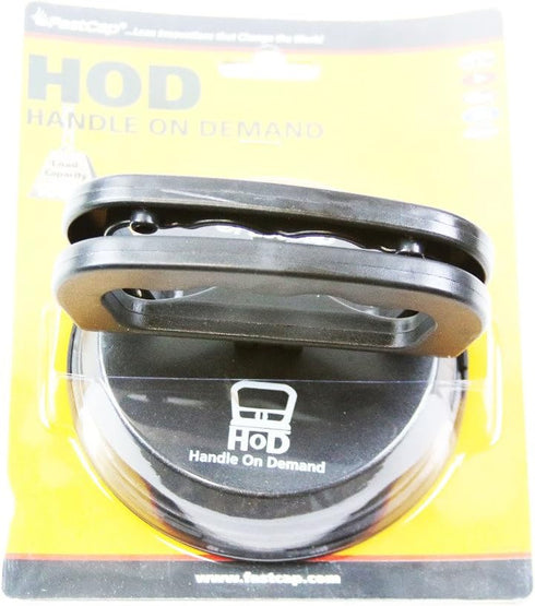 FastCap HOD-SINGLE Single-Hand Handle-on-Demand Lift, Black, Red, with Suction Pad