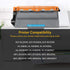 v4ink 2-Pack High Yield Toner Cartridge Replacement for Brother TN-750 TN-720, Compatible with HL & MFC Printers