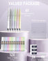Nicpro 6PCS Pastel Mechanical Pencil Set - 0.7 mm Cute Pencils with Comfort Grip, Lead Refill & Erasers