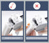 AB Glue Gun Dispensing Gun 50ml, Two-Component Epoxy Glue Gun 2:1/1:1 with 8 Mixing Nozzles, Suitable for Double