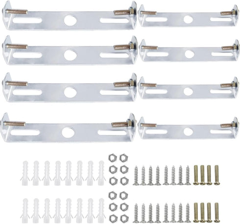 DVECUE 8Pieces Light Fixture Mounting Bracket Crossbar Kit for Ceiling Pendant Wall Light