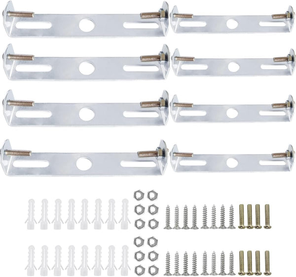 DVECUE 8Pieces Light Fixture Mounting Bracket Crossbar Kit for Ceiling Pendant Wall Light