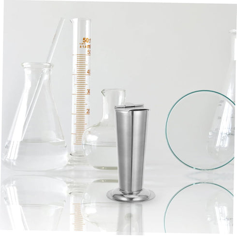 KOMBIUDA Shaped Sterilizer Jar for Forceps Storage for Beauty Salons and Laboratories Easy to Clean and Space Saving