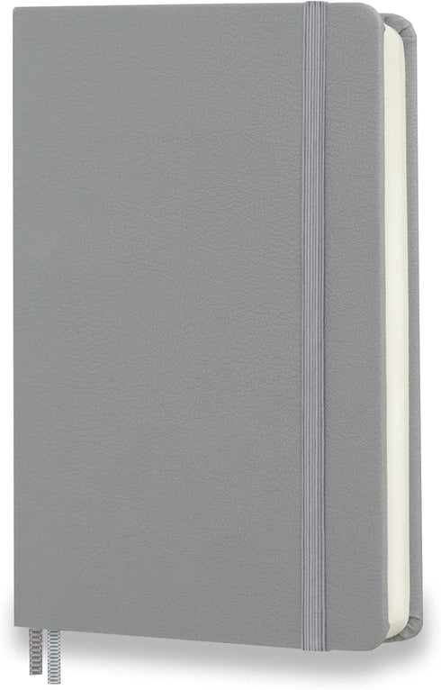 Minimalism Art Premium Hard Cover Notebook Journal, Classic 5" x 8.3", 122 Numbered Pages, Gray