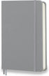 Minimalism Art Premium Hard Cover Notebook Journal, Classic 5" x 8.3", 122 Numbered Pages, Gray
