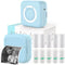 Pocket Printer for iPhone/Android, Wireless Mini Sticker Printer with 10 Rolls Thermal Paper, Portable, Blue