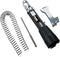 Automatic Chain Screw Gun with 50Pcs Drywall Nail Gun Adapter, Adjustable Automatic Nailing Machine Fittings