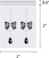Clear Plastic Jewelry Zip Bags, 200pcs 2" x 2" Small Resealable Zipper Bags for Jewelry, Craft Beads, Samples