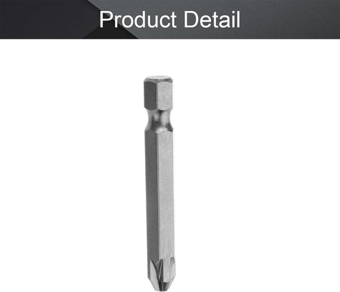 Utoolmart Pozidriv Screwdriver Bits, PZ3 Pozidriv Head Screw Driver Bit, 1/4 Inch Hex Shank, 50mm Length