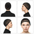 Gjinxi 3-Pack Breathable Nylon Mesh Hair Nets for Women Soft Crochet Snood Cap for Sleeping, Salon, Shower & Food