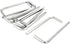 Luomorgo 10 Pcs Allen Wrench 4mm/5/32 Inch, Heavy Duty L Shaped Hex Key Tool for Repairing, Installation