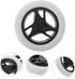 2pcs 17cm Healifty Heavy Duty Grocery Cart Replacement Wheels Utility Trolley Caster Wheels for Shopping Basket