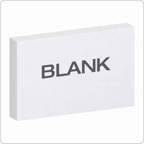 50EE 5" 8", 500 (5 Packs 100) (50) Oxford Blank Index Cards, x White, Cards