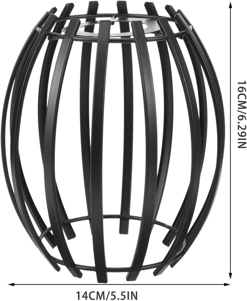 6.29X5.51X5.51 Inch GANAZONO Geometric Pendant Light Shade Hollowed Metal Lampshade Modern Hanging Lampshade Cover
