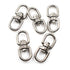 304 Stainless Steel Eye to Eye Swivel Ring, M6 1/4" Key Ring Connectors for Anchor Chain (5PCS)