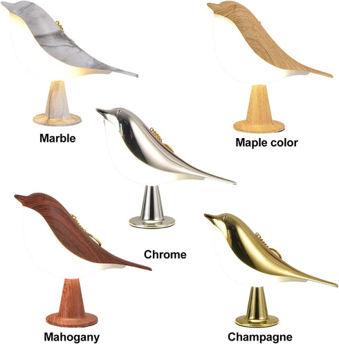 3 Dimmable Bedside Touch Control Table Lamp Aroma Lamps Cute Bird Shaped Led Bedside Desk Lamp with USB Charging Port