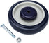 4-Pack 5" 5 Inch 1200 lbs 5/16" NORJIN Shopping Cart Replacement Wheels Kit, Cart Wheels Polyurethane Caster Wheels