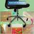 Office Chair Caster, Soft Wear-Resistant Replacement Wheels, Supports 650 LBS, Smoothly Rolls on Hardwood