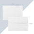 Granhoolm 50 Pack 5x7 Envelopes, Peel & Press for Invitations, Weddings, Greeting Cards, 5.25 x 7.25 White