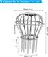 PATIKIL Gutter Guard, 304 Stainless Steel Down Pipe Strainer, Anti-Blocking Line Cap Drain Cover Downspout Protector for Blockage Leaves Debris, 2 Inch