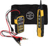 Klein Tools VDV770-500 Nylon Zipper Pouch, Divided Black Tool Bag for Various Uses Including Tone and Probe Kit