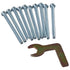 Wall Box Repair Tool 18 Type Wall Box Switch Socket Cassette Screws Support Rod Wall Electrical Box Screw Tool