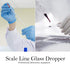 Lab Glassware Set, 5pcs Thick Glass Graduated Beaker, 4pcs Glass Measuring Cylinder, Pipettes, Stirring Rods, Cleaning