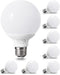 8 Pack Daylight LED Globe Light Bulbs, 120V 60 Watt Equivalent, E26 Medium Base, Non-Dimmable 5000K Bright G25