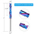 EANOSIC 1/4" Shank,1-1/4" 3 Inch, Compression Spiral Router Bits Cutting Length, Extra Long Carbide UP Down Cut CNC