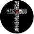 Smooffly Beautiful Design God Jesus Christ Christian Cross - Round Mouse Pad
