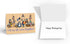 Stonehouse Collection Thanksgiving Cards, Funny Assortment - Set of 14 Boxed Cards & Envelopes, 4.5x6.25