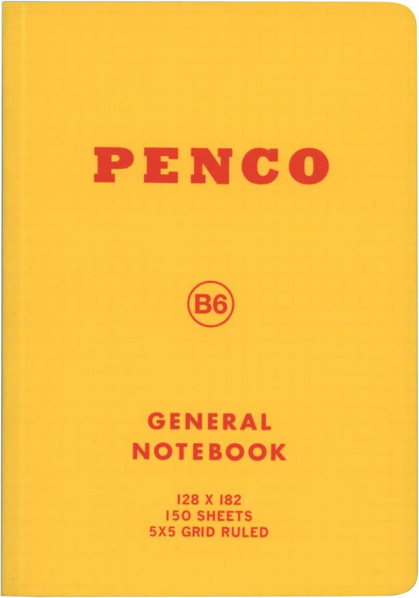 Hi-Tide Penko B6 Square Notebook, Yellow CN159