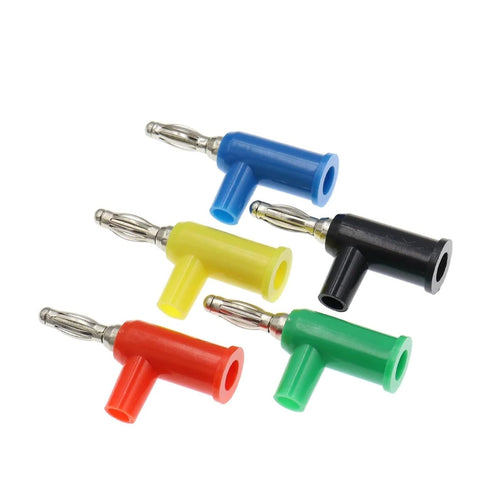 Qingdinu 40 PCS 4MM Banana Plug Stackable Pure Copper Screw Type Without Welding