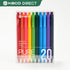 Kaco PURE Gel Pens, 20 Pieces Assorted 0.7mm, Medium Point, Cute Aesthetic Stationery for Journaling and Note Taking