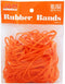 JAM PAPER Colorful Rubber Bands, Size 33, Orange, 100/Pack